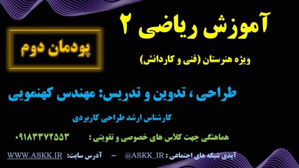 ریاضی 2 ویژه هنرستان - پودمان 2<br>مخصوص همه رشته های هنرستانی - Image 1