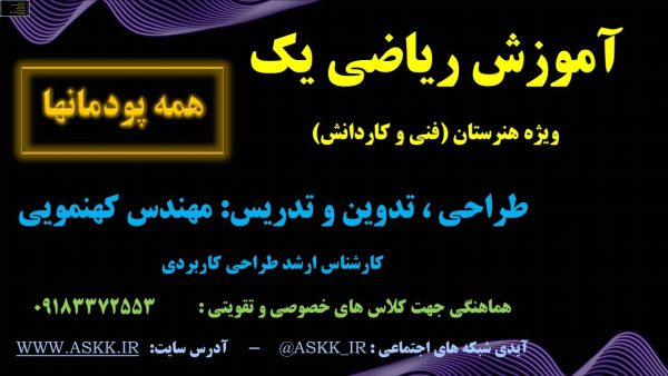 ریاضی 1 ویژه هنرستان - همه پودمانها <br>مخصوص همه رشته های هنرستانی - Image 1