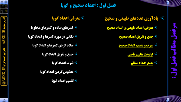 آموزش ریاضی پایه هشتم (کل کتاب) <br>مقطع متوسطه اول - Image 3