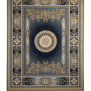 فرش سوفیا - مدل آرامیس - زمینه سرمه ای