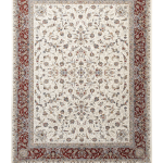 فرش سوفیا - مدل آلیسا - زمینه سفید