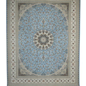 فرش سوفیا - مدل ارغوان - زمینه آبی