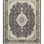 فرش سوفیا - مدل آتریسا - زمینه سرمه ای