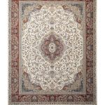 فرش سوفیا - مدل آتریسا - زمینه سفید