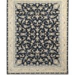 فرش سوفیا - مدل السانا - زمینه سرمه ای