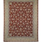 فرش سوفیا - مدل السانا - زمینه یاقوتی