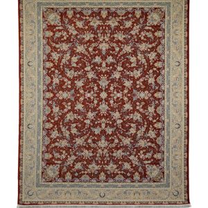 فرش سوفیا - مدل السانا - زمینه یاقوتی