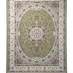 فرش سوفیا - مدل باران - زمینه سبز