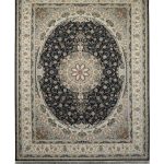 فرش سوفیا - مدل باران - زمینه سرمه ای