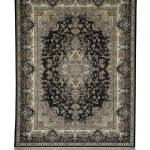 فرش سوفیا – مدل تبریز - زمینه سرمه ای