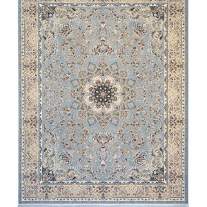 فرش سوفیا – مدل ریتا - زمینه آبی