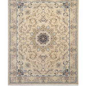 فرش سوفیا – مدل ریتا - زمینه کرمی