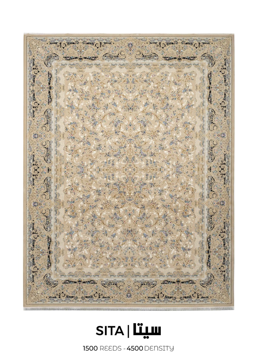 14040818 - فرش سوفیا مدل سیتا شنی فرش سوفیا – مدل سیتا - زمینه شنی - Image 1