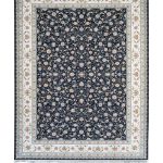 فرش سوفیا – مدل صبا - زمینه سرمه ای