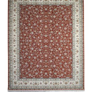 فرش سوفیا – مدل صبا - زمینه یاقوتی