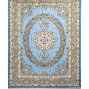 فرش سوفیا - مدل فرانسوی - زمینه آبی