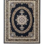 فرش سوفیا - مدل فرانسوی - زمینه سرمه ای