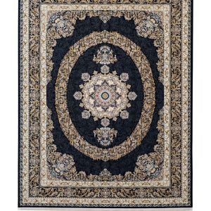 فرش سوفیا - مدل فرانسوی - زمینه سرمه ای