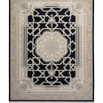 فرش سوفیا – مدل لوکاس – زمینه مشکی