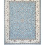 فرش سوفیا - مدل لیلیوم - زمینه آبی