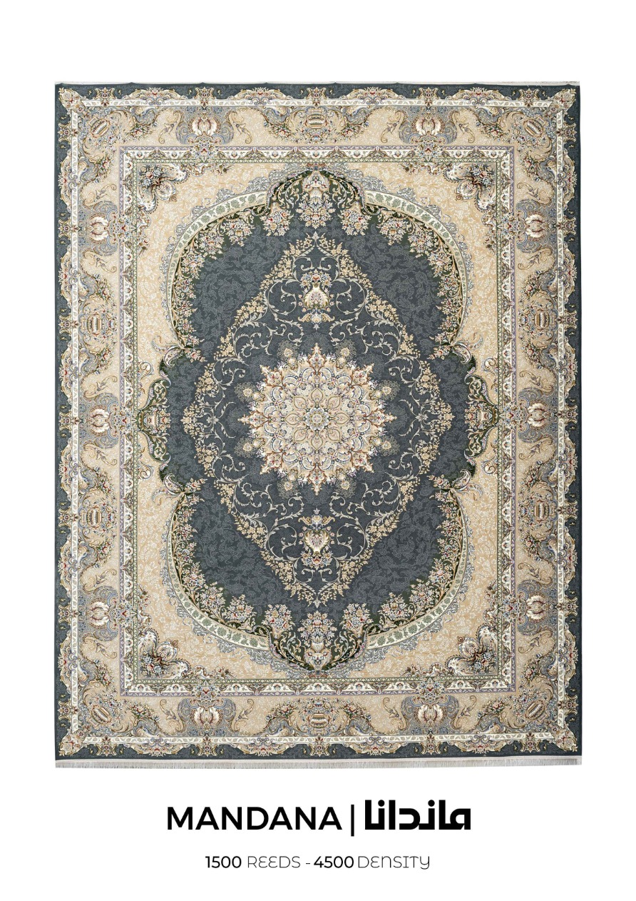 14040818 - فرش سوفیا مدل ماندانا دودی فرش سوفیا – مدل ماندانا - زمینه دودی - Image 1