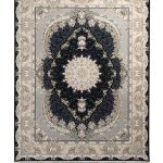 فرش سوفیا – مدل ماندانا - زمینه سرمه ای