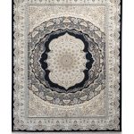 فرش سوفیا – مدل میلاد - زمینه سرمه ای