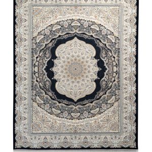 فرش سوفیا – مدل میلاد - زمینه سرمه ای