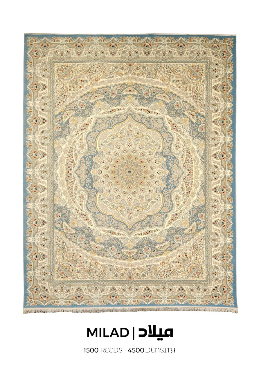 14040818 - فرش سوفیا مدل میلاد شنی فرش سوفیا – مدل میلاد - زمینه شنی - Image 1