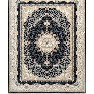 فرش سوفیا - مدل ویرا - زمینه سرمه ای