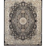 فرش سوفیا - مدل ویلیام - زمینه سرمه ای