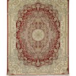 فرش سوفیا - مدل ویلیام - زمینه یاقوتی