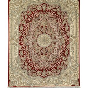 فرش سوفیا - مدل ویلیام - زمینه یاقوتی