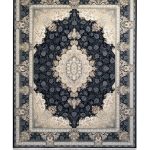 فرش سوفیا – مدل پائیزان - زمینه سرمه