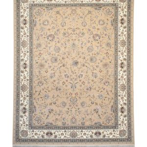 فرش سوفیا - مدل گل آذین - زمینه شنی