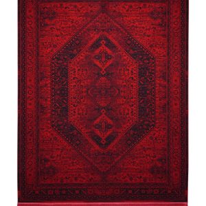 فرش سوفیا - مدل بختیاری - زمینه لاکی سرمه ای