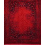 فرش سوفیا - مدل لیدی - زمینه لاکی سرمه ای