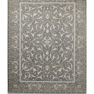 فرش سوفیا (سری طلاکوب) - مدل برلیان - زمینه سیلور