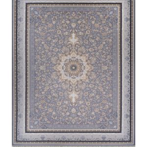 فرش سوفیا (سری طلاکوب) - مدل سانیا - زمینه دلفینی