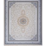 فرش سوفیا (سری طلاکوب) - مدل سانیا - زمینه صدفی