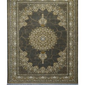 فرش سوفیا (سری طلاکوب) - مدل معجزه - زمینه سیلور