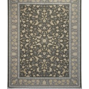 فرش سوفیا (سری طلاکوب) - مدل نگین - زمینه سیلور