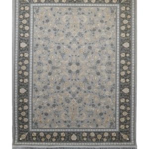 فرش سوفیا (سری طلاکوب) - مدل نگین - زمینه صدفی