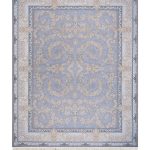 فرش سوفیا (سری طلاکوب) - مدل نیلسا - زمینه دلفینی