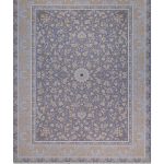 فرش سوفیا (سری طلاکوب) - مدل پارلا - زمینه دلفینی