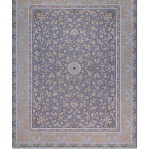 فرش سوفیا (سری طلاکوب) - مدل پارلا - زمینه دلفینی