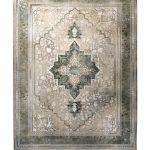 فرش سوفیا - مدل هیراد - زمینه بژ سبز