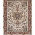 فرش سوفیا - مدل آیناز - زمینه کرمی