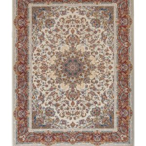 فرش سوفیا - مدل آیناز - زمینه کرمی