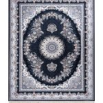 فرش سوفیا - مدل اطلس - زمینه سرمه ای